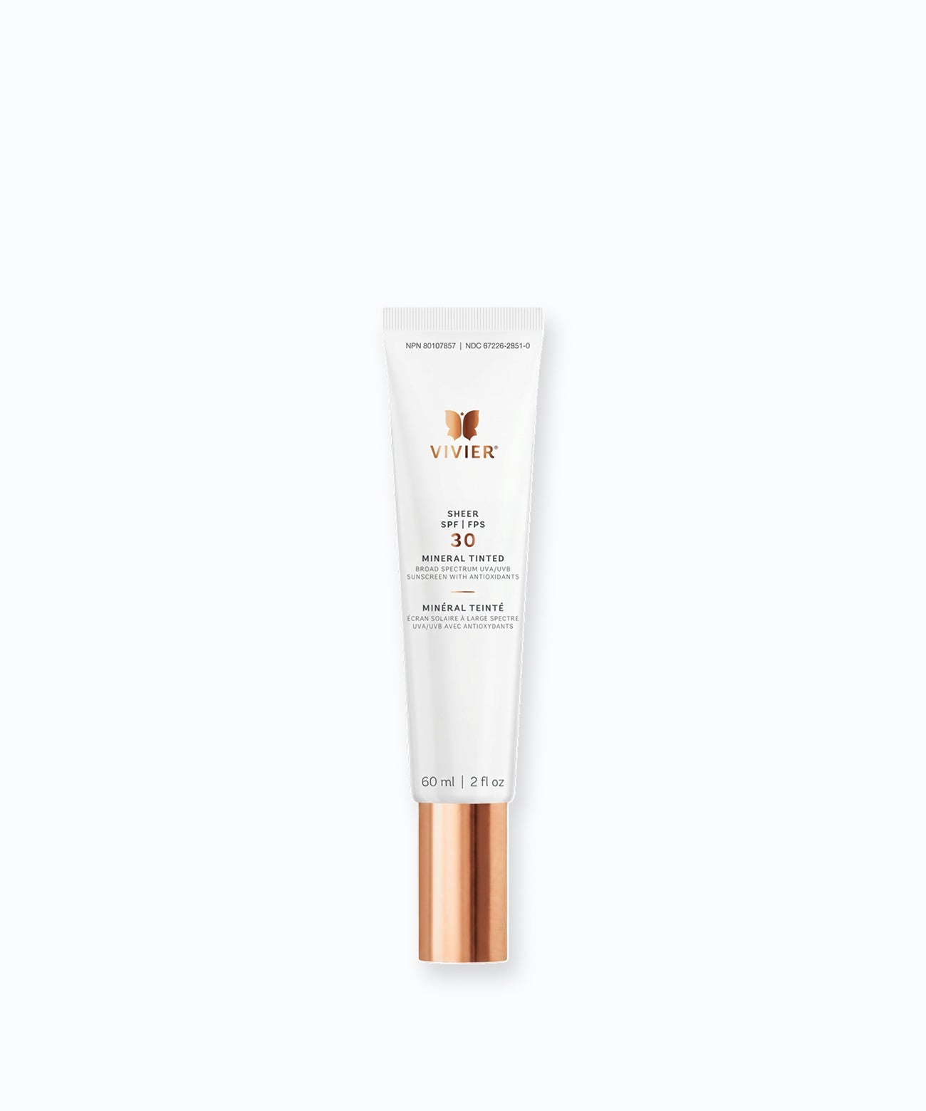 Vivier Sheer SPF 30 Mineral Tinted Sunscreen